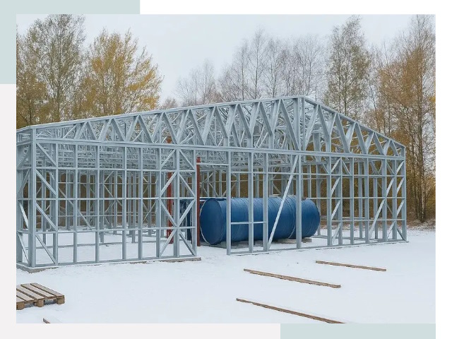 Металлические ангары в Назрани