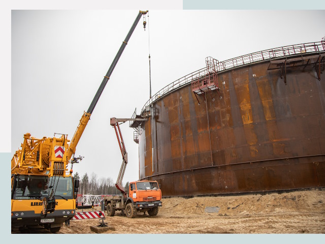 Монтаж резервуаров в Назрани от 616 руб. за м³