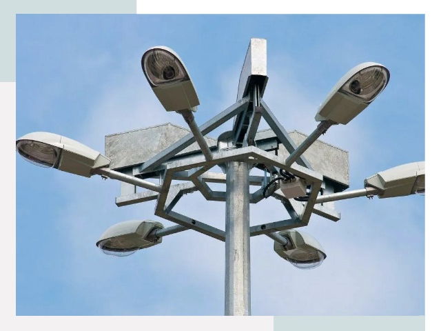 Монтаж осветительных мачт в Назрани