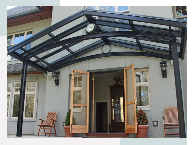 Козырьки металлические в Назрани