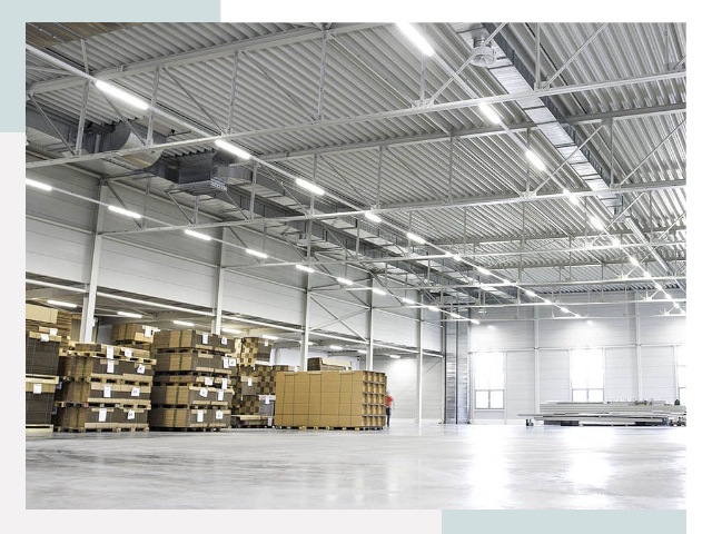 Освещение ангаров в Назрани