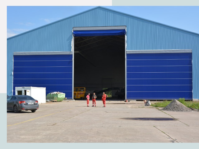 Ангарные ворота в Назрань от СтальСтрой-Нзр по цене 616 руб.