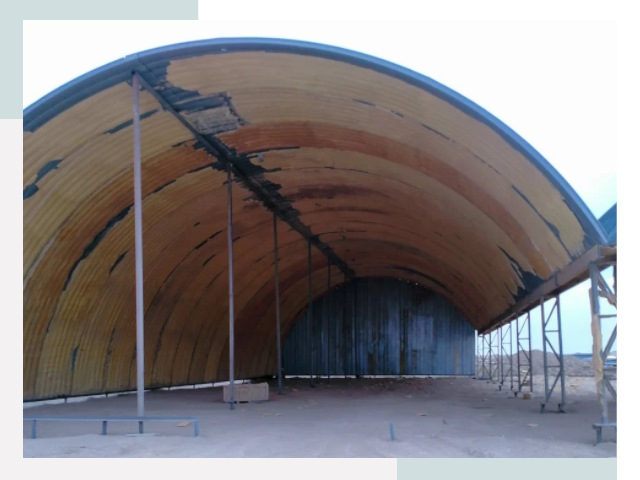 Реконструкция ангаров в Назрани